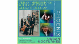 Flyer for upcoming Urban Nocturnes concert on September 24.